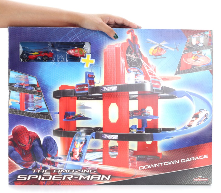 DISNEY Majorette Spiderman Downtown Garage - Majorette Spiderman Downtown  Garage . Buy Spiderman toys in India. shop for DISNEY products in India.  Toys for 3 - 11 Years Kids.