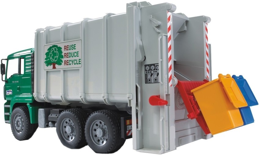 Man tga side loading garbage truck on sale