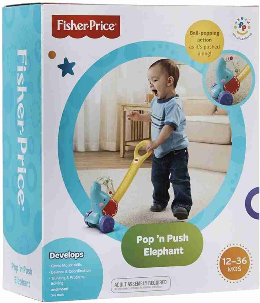 FISHER PRICE Pop n Push Elephant Pop n Push Elephant Buy Push Elephant toys in India. shop for FISHER PRICE products in India. Flipkart