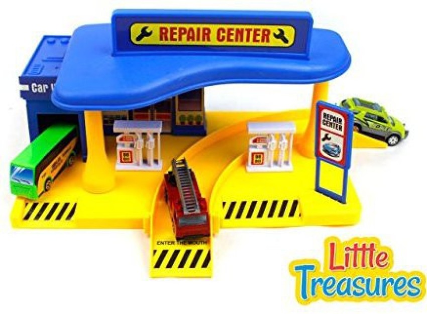 Little Treasures Metropolis Repair Center And Gas Station Play-Set Toy For  Kids - Metropolis Repair Center And Gas Station Play-Set Toy For Kids .  Shop For Little Treasures Products In India. |