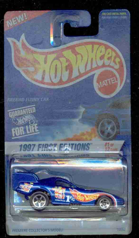 Hot wheels 1997 first cheap editions firebird funny car