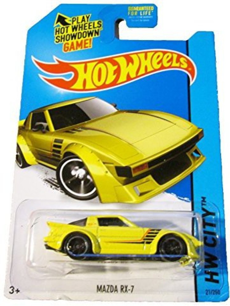 Hot wheels mazda rx7 2025 yellow