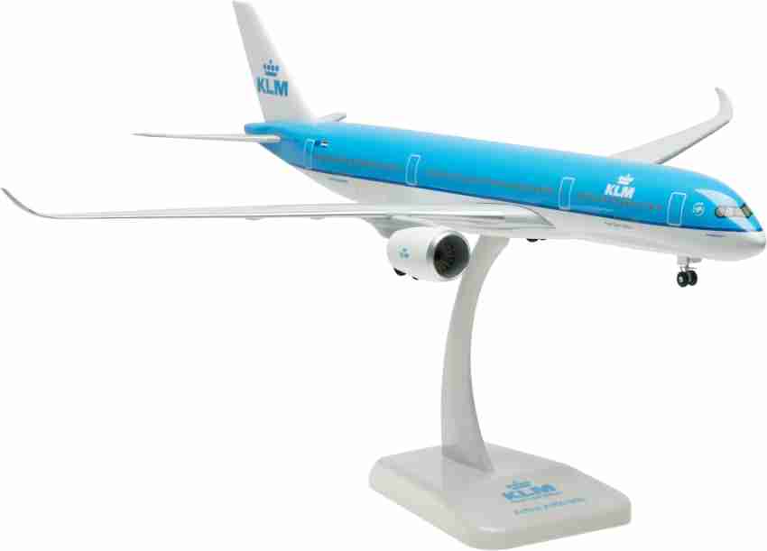 Hogan Wings Airbus A350-900 KLM, Scale 1:200 (with Stand with Gear 