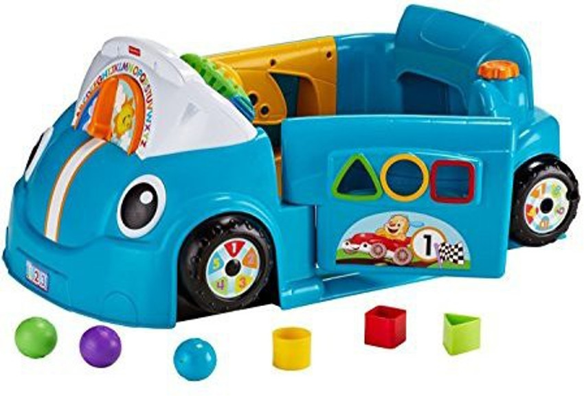 FISHER PRICE Laugh Learn Smart Stages Blue Crawl Around Car
