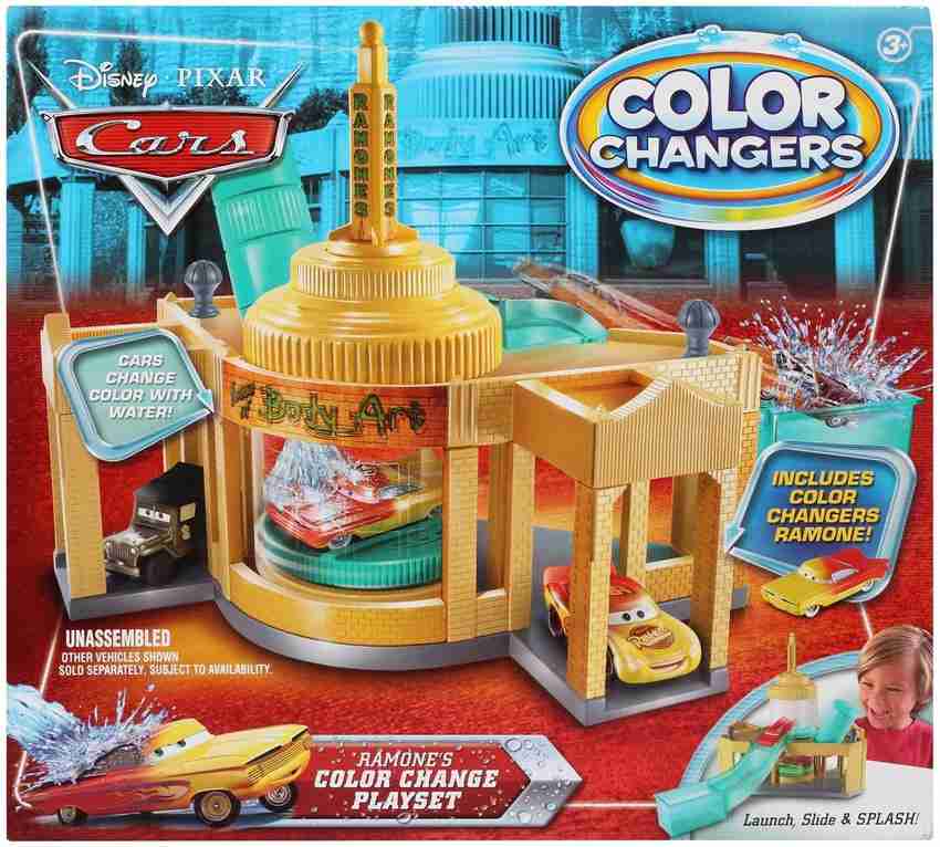 DISNEY Pixar Cars Ramones Color Change Playset Pixar Cars Ramones Color Change Playset Buy Ramone toys in India. shop for DISNEY products in India. Toys for 3 7 Years Kids. Flipkart