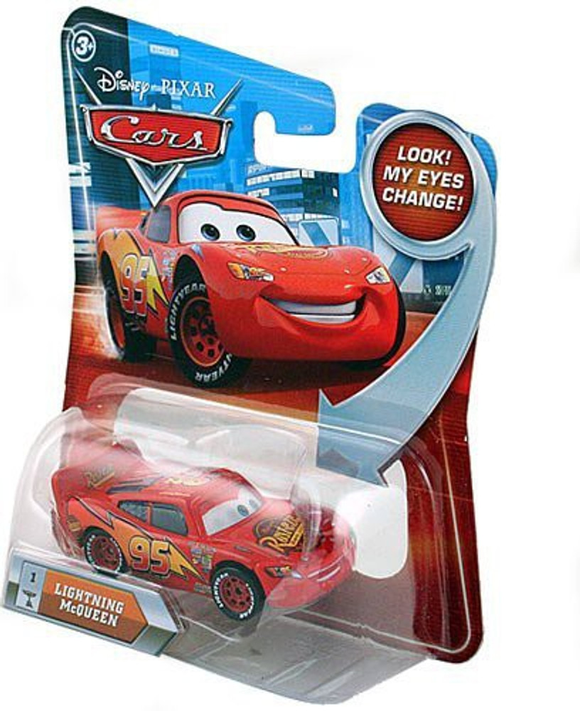MATTEL LIGHTNING MCQUEEN Lenticular Eyes Disney Pixar CAR