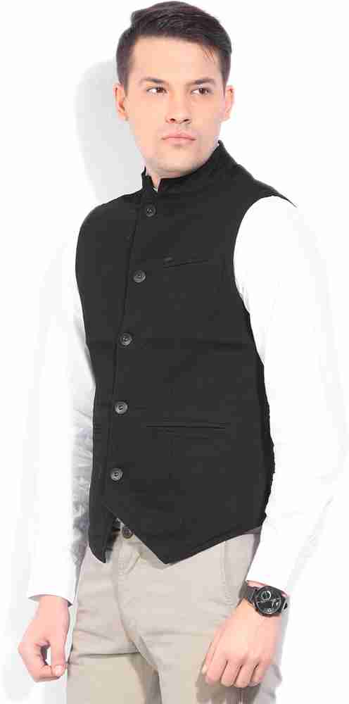 NUMERO UNO Solid Men Waistcoat Buy BLACK NUMERO UNO Solid Men Waistcoat Online at Best Prices in India Flipkart