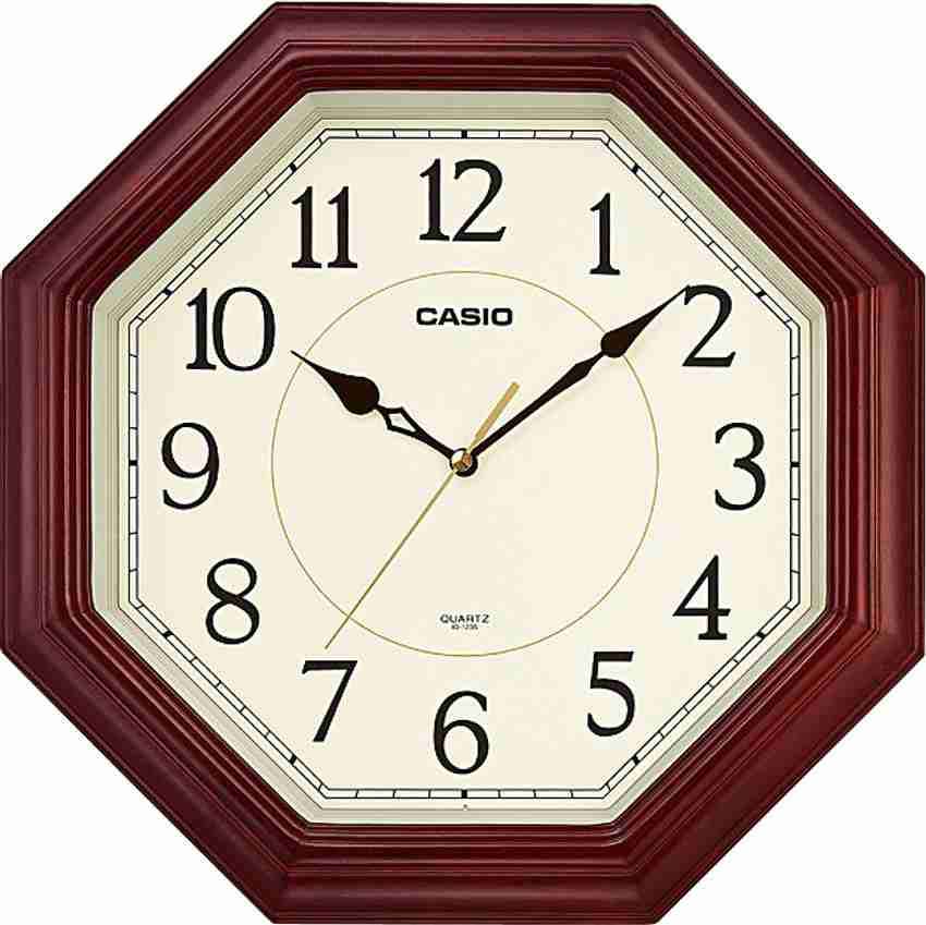 CASIO Analog 33.8 cm X 33.8 cm Wall Clock
