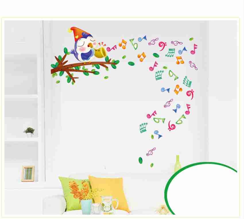 Self-adhesive wall sticker 3D with photo slots - branch to the right side  (height 120 cm x width 220 cm)