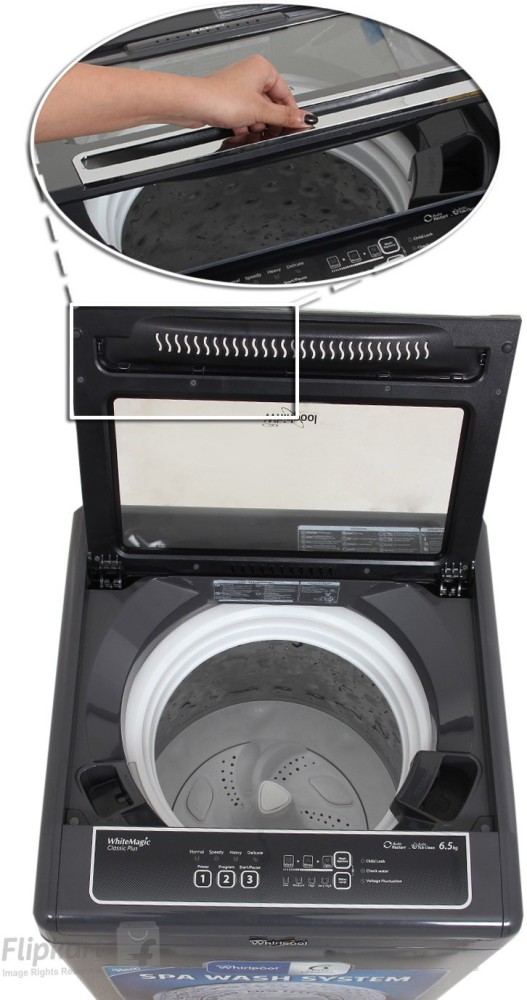 017## classic grey 6.5kg Whirlpool washing machine - Washing