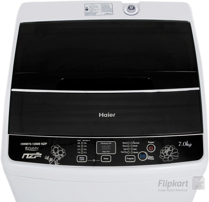 Haier 7 kg Fully Automatic Top Load Washing Machine White Price in India - Buy Haier 7 kg Fully Automatic Top Load Washing Machine White online at Flipkart.com Haier 7 kg Fully Automatic Top Load Washing Machine White Price in India - Buy Haier 7 kg Fully Automatic Top Load Washing Machine White online at Flipkart.com
