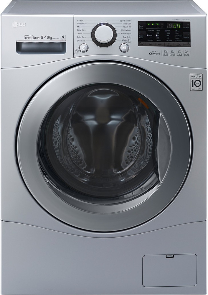 Lg direct drive store 8kg washer dryer