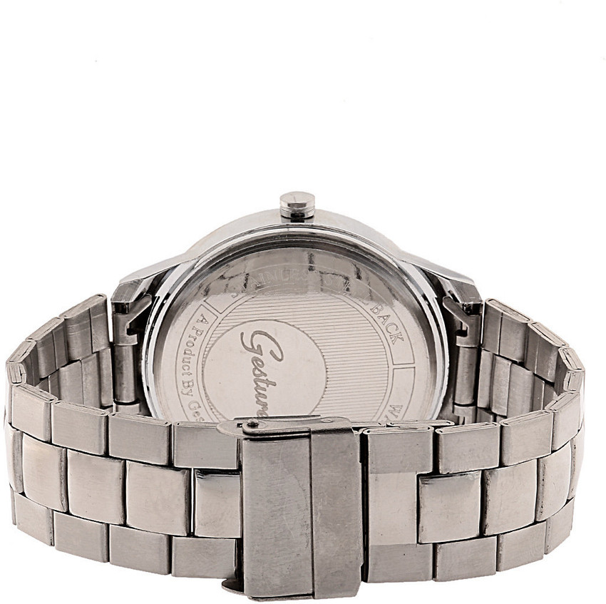 GESTURE Gesture Chrono Type Grey Round Chain Watch Analog Watch