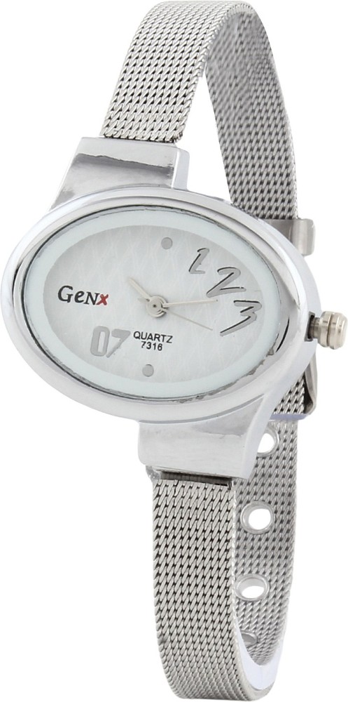 Genx steel wrist deals watch for womens