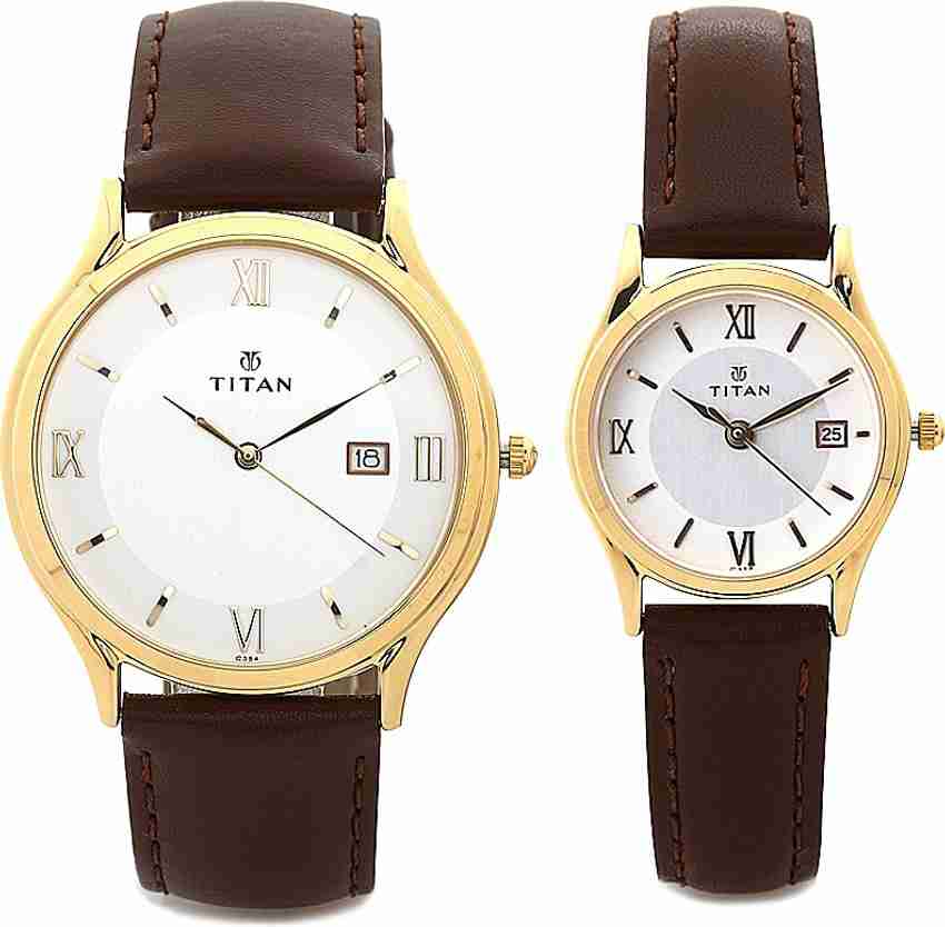 Titan NJ19592959YL01 Bandhan Analog Watch For Couple Buy