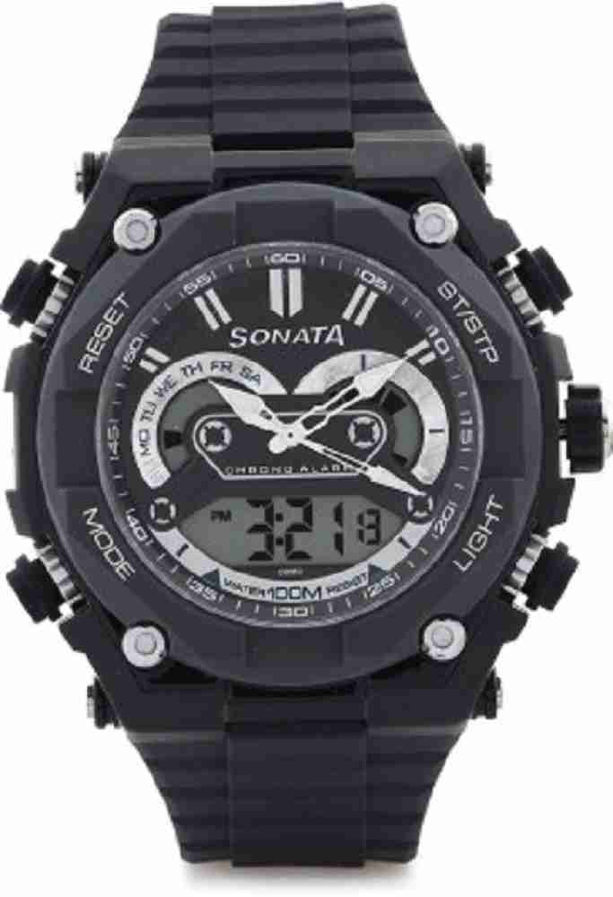 Sonata dual 2025 time watches