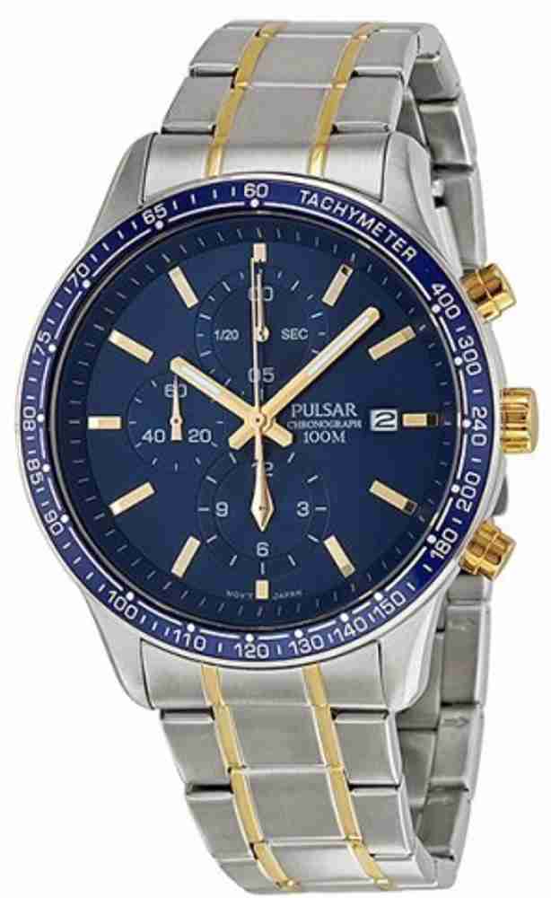Pulsar watch blue face top