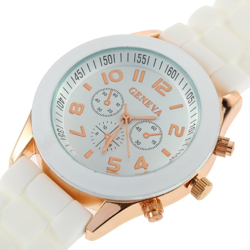 Geneva on sale white watch