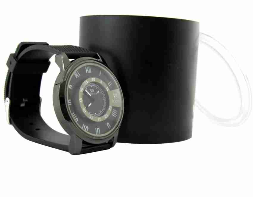 Buy SVM V8 Victorious Black Analog Watch For Men V8 Collection