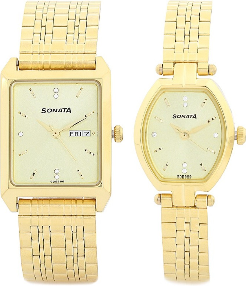 Sonata couple best sale watch price