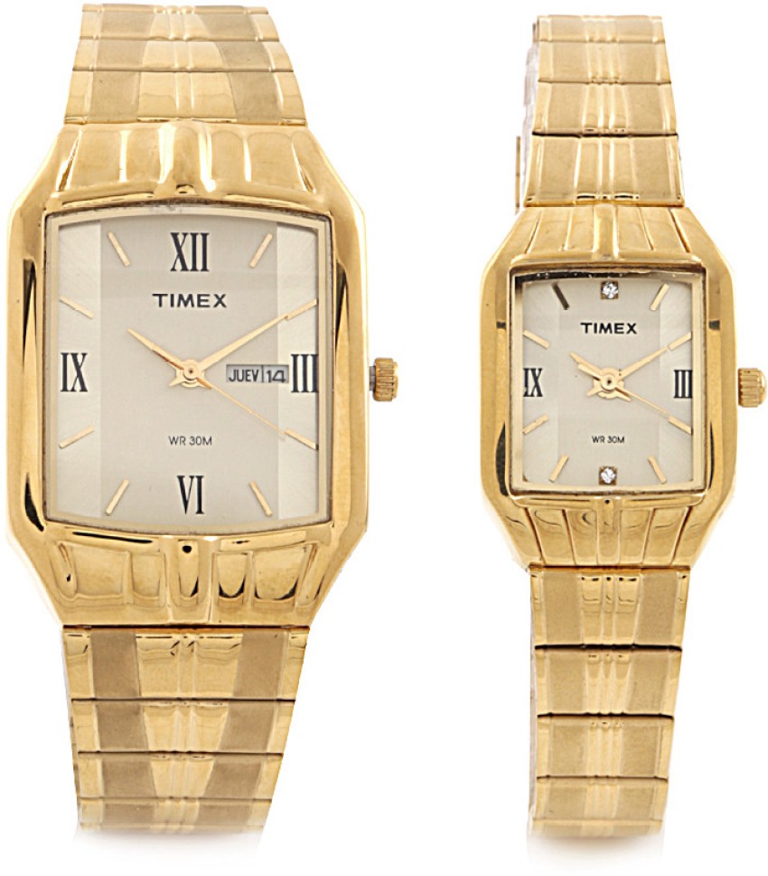 Timex couple best sale watches flipkart