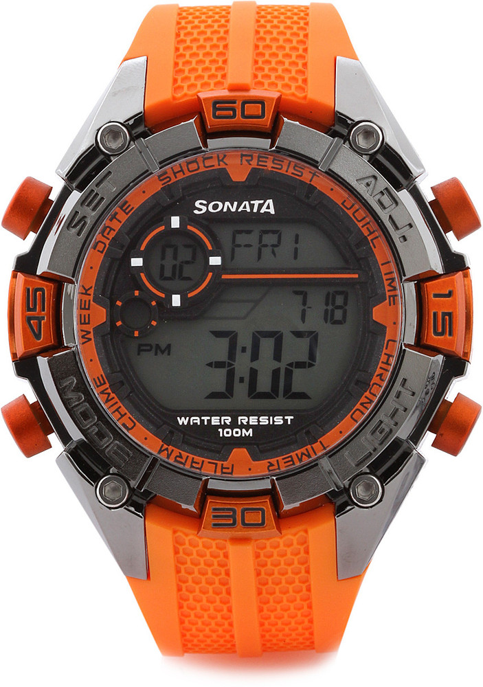 Sonata super fibre digital watch store