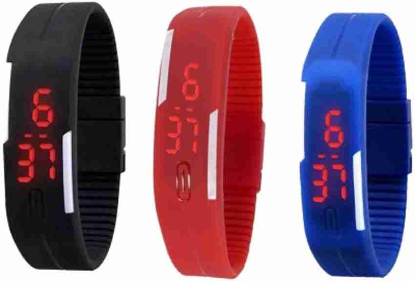 Rubber best sale led watch