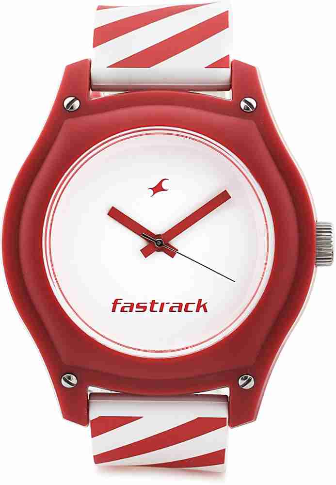 Fastrack hot sale red watch