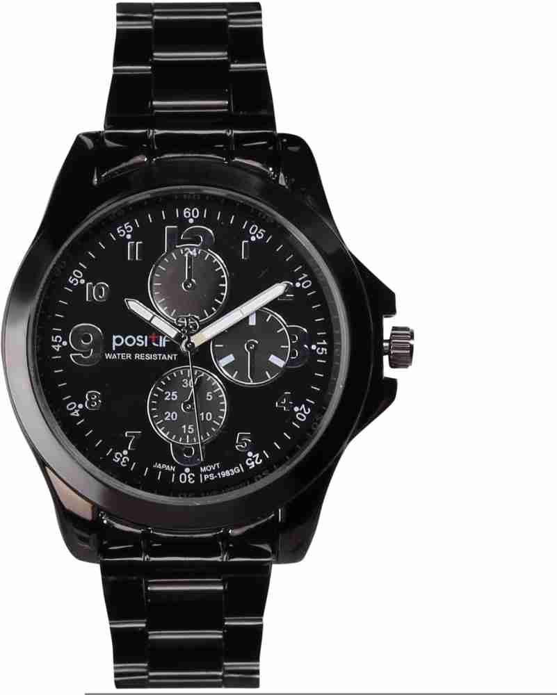 Positif watch sale black