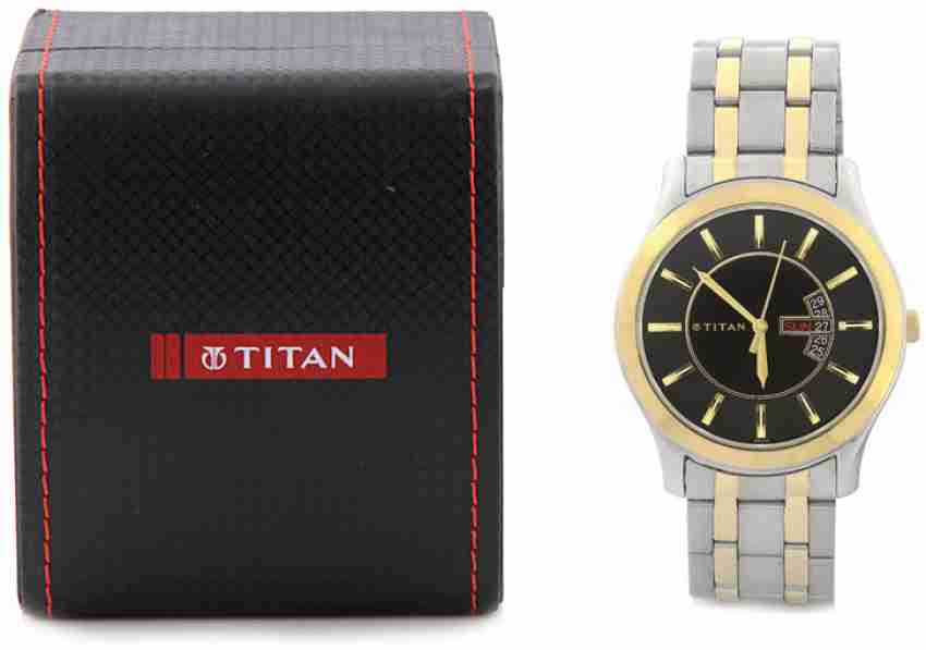 Titan 1627bm01 deals men's watch