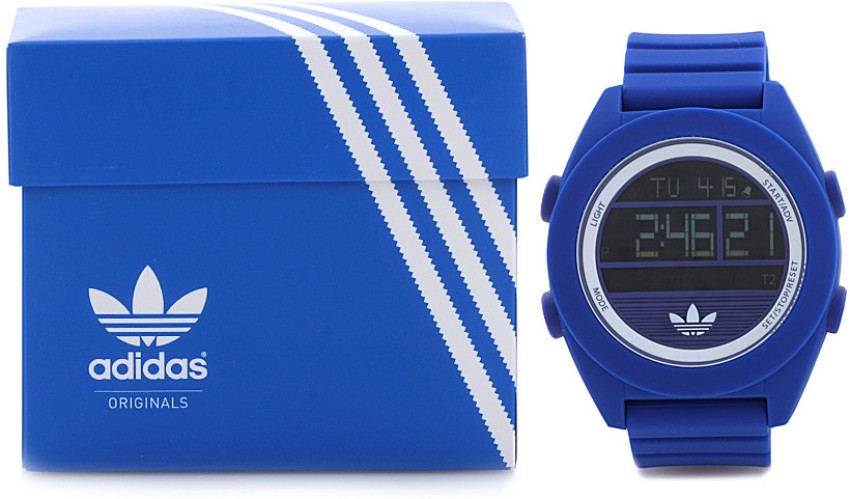 Adidas led hotsell watch blue