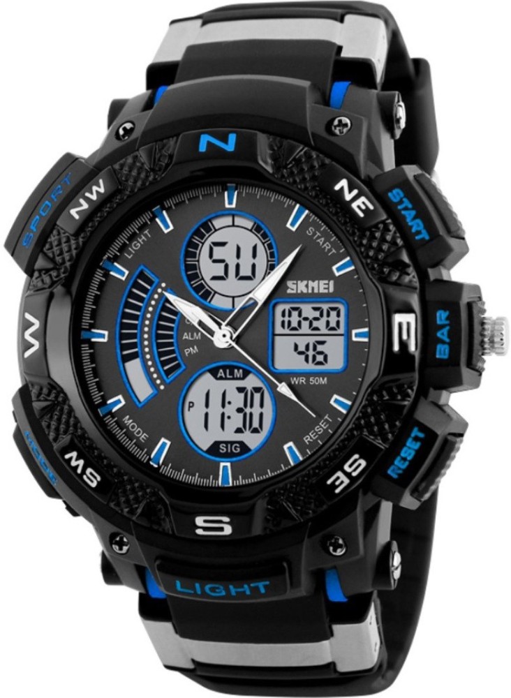 SKMEI Sports Analog Digital Watch For Men Women Buy SKMEI Sports Analog Digital Watch For Men Women Gmarks 1121 Blue Online at Best Prices in India Flipkart