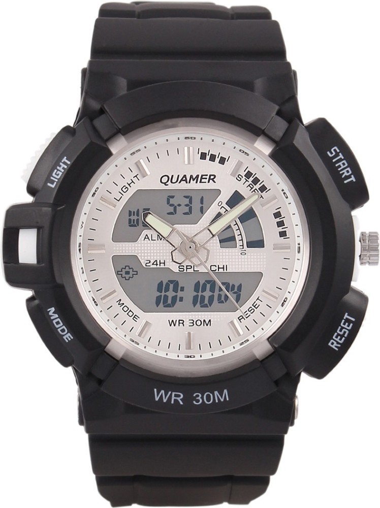 Quamer watch best sale wr30m price