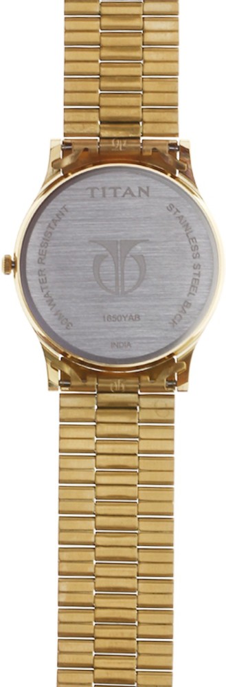 Titan Karishma Analog Watch For Men Buy Titan Karishma Analog Watch For Men NH1650YM01 Online at Best Prices in India Flipkart