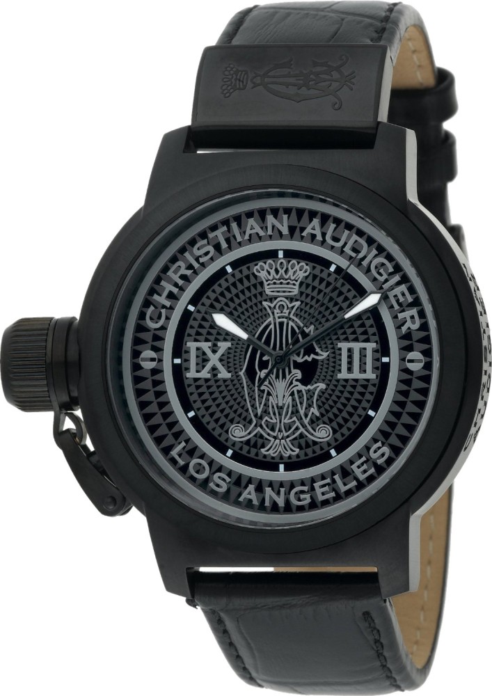 Christian Audigier Royal Black Analog Watch For Men Buy