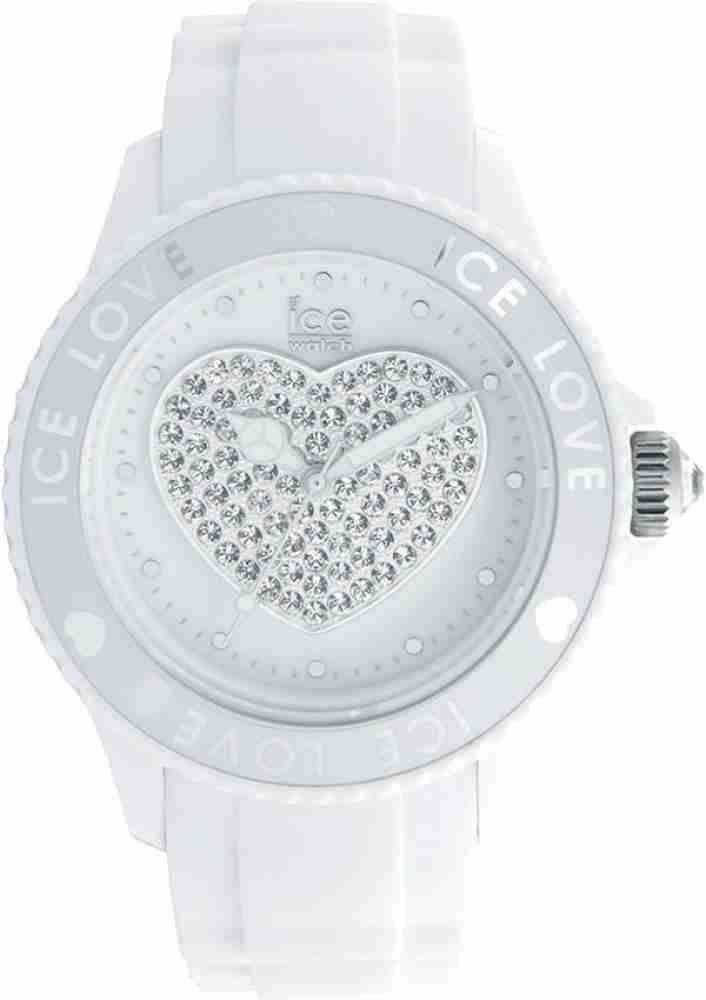 Ice love watch on sale white