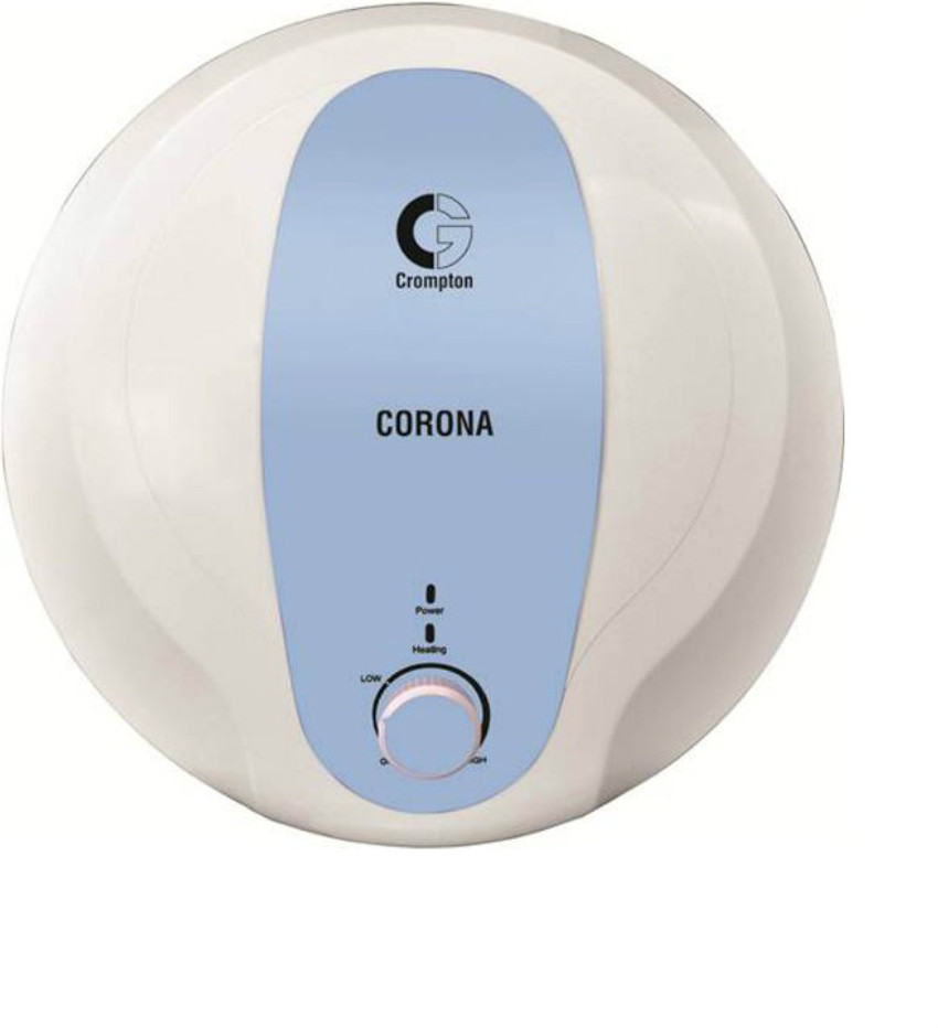 Crompton 15 L Storage Water Geyser (Corona 1225, White, Blue) Price in  India - Buy Crompton 15 L Storage Water Geyser (Corona 1225, White, Blue)  online at Flipkart.com
