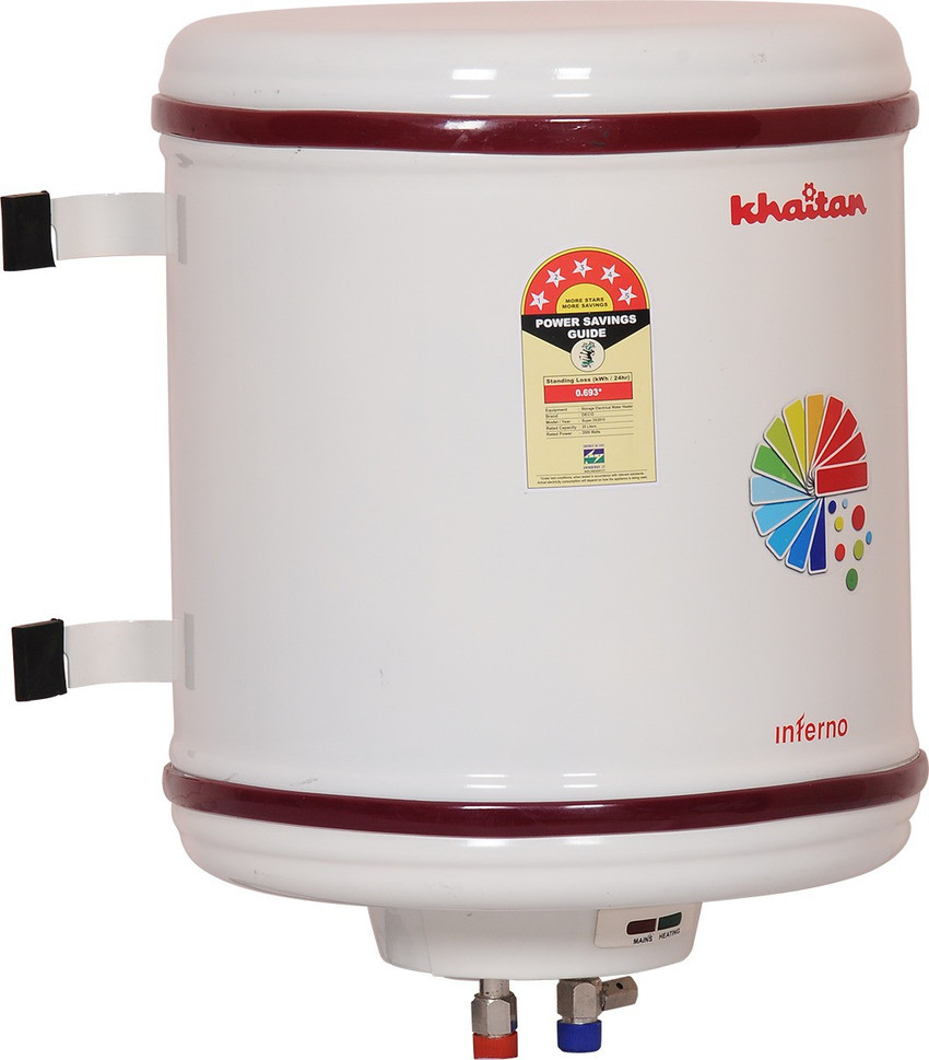 Khaitan 25 L Storage Water Geyser (Inferno, Ivory) Price in India - Buy  Khaitan 25 L Storage Water Geyser (Inferno, Ivory) online at Flipkart.com