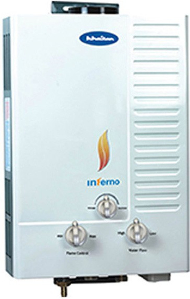 Khaitan 6 L Gas Water Geyser (Inferno, White) Price in India - Buy Khaitan  6 L Gas Water Geyser (Inferno, White) online at Flipkart.com
