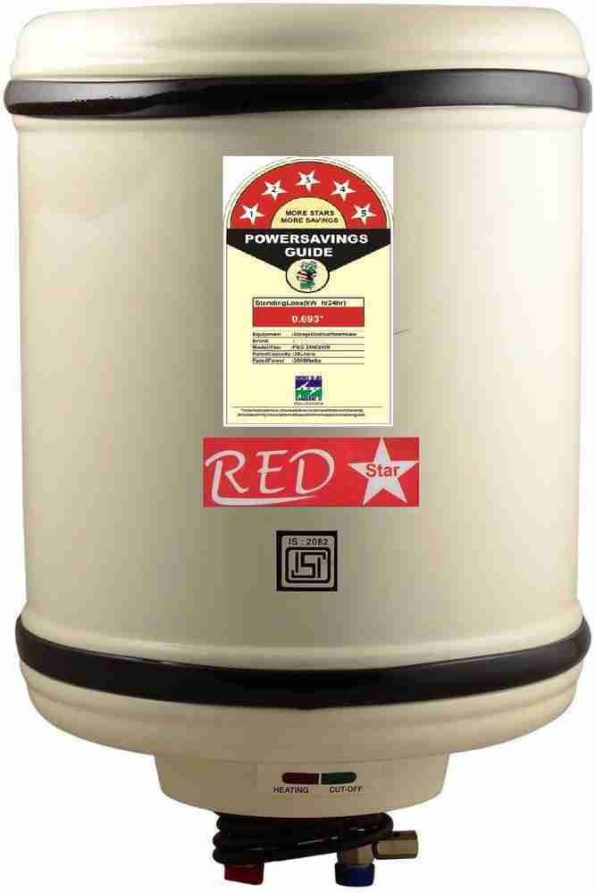 Red Star 25 L Storage Water Geyser (metal, Ivory, White) Price in India -  Buy Red Star 25 L Storage Water Geyser (metal, Ivory, White) online at  Flipkart.com