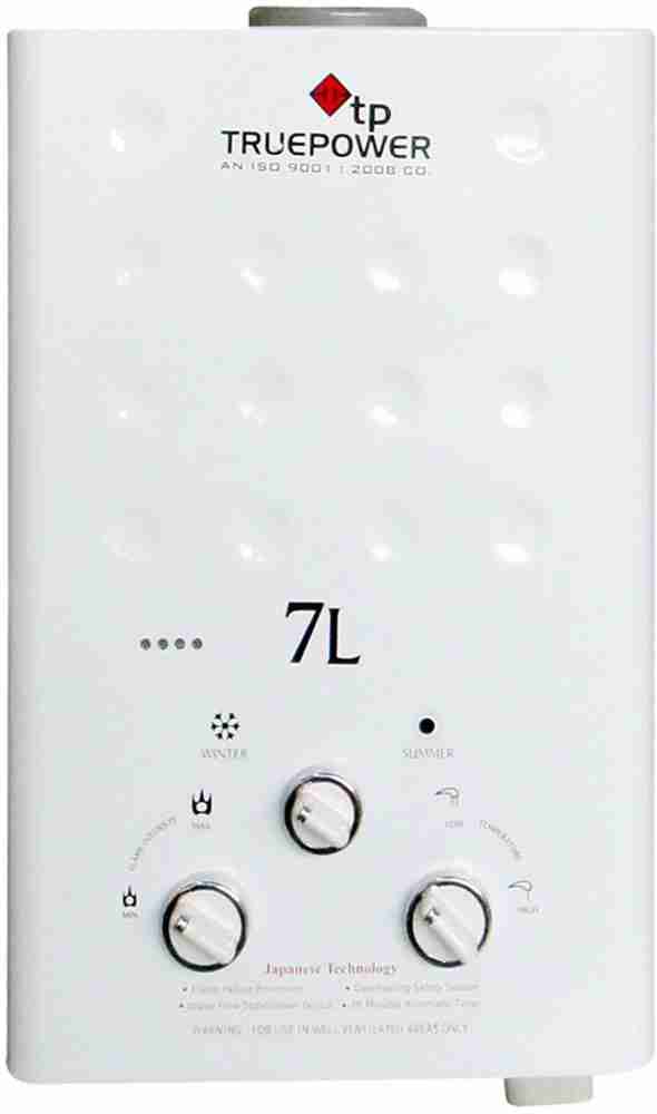 Truepower 7 L Gas Water Geyser (LNM7, White) Price in India - Buy Truepower  7 L Gas Water Geyser (LNM7, White) online at Flipkart.com