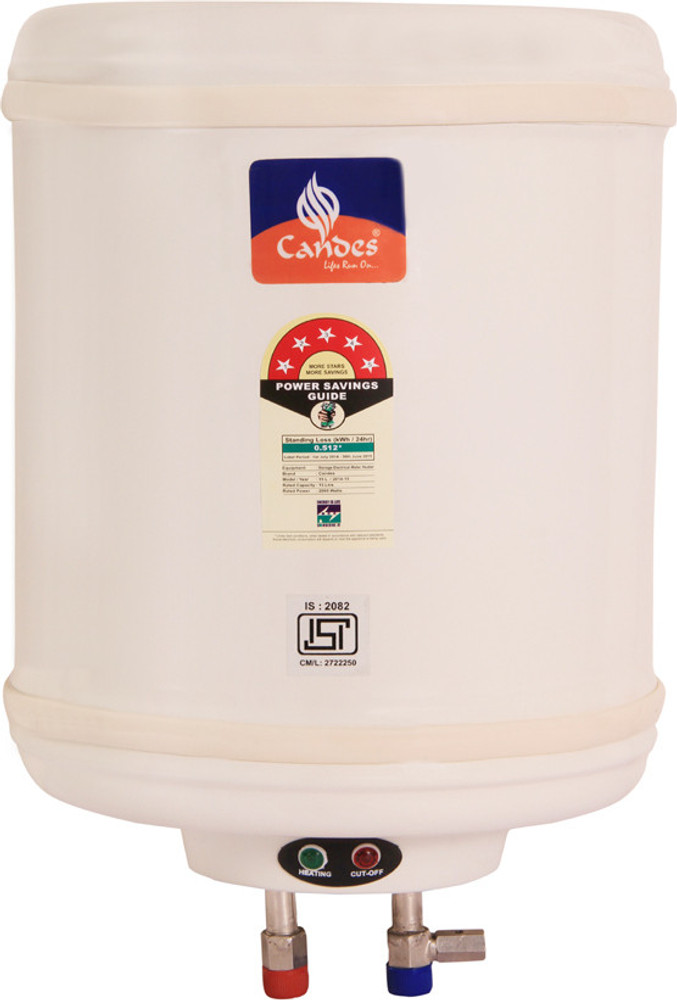 Candes 10 L Storage Water Geyser (GM, White) Price in India - Buy Candes 10 L  Storage Water Geyser (GM, White) online at Flipkart.com