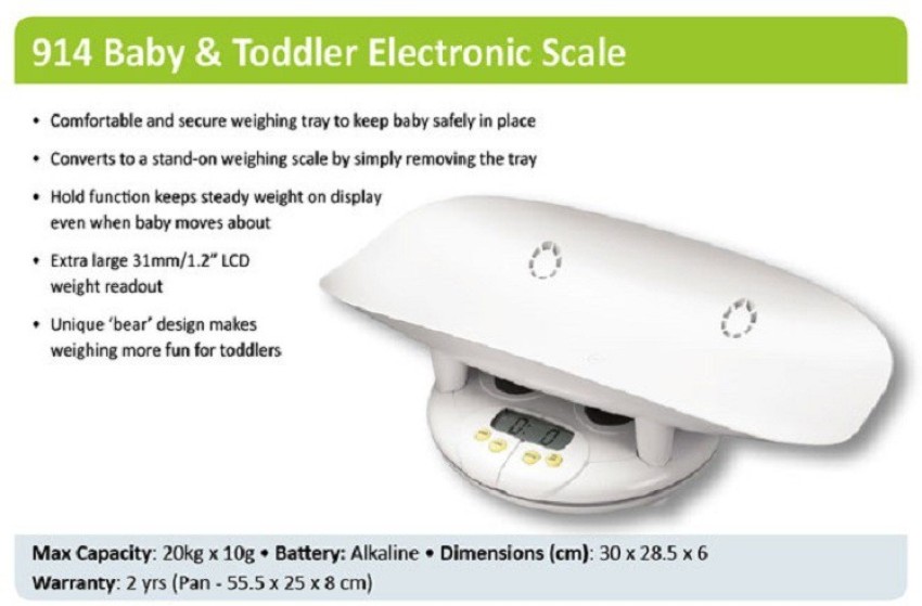 Salter 914 Digital Baby Scale with Removeable Cradle
