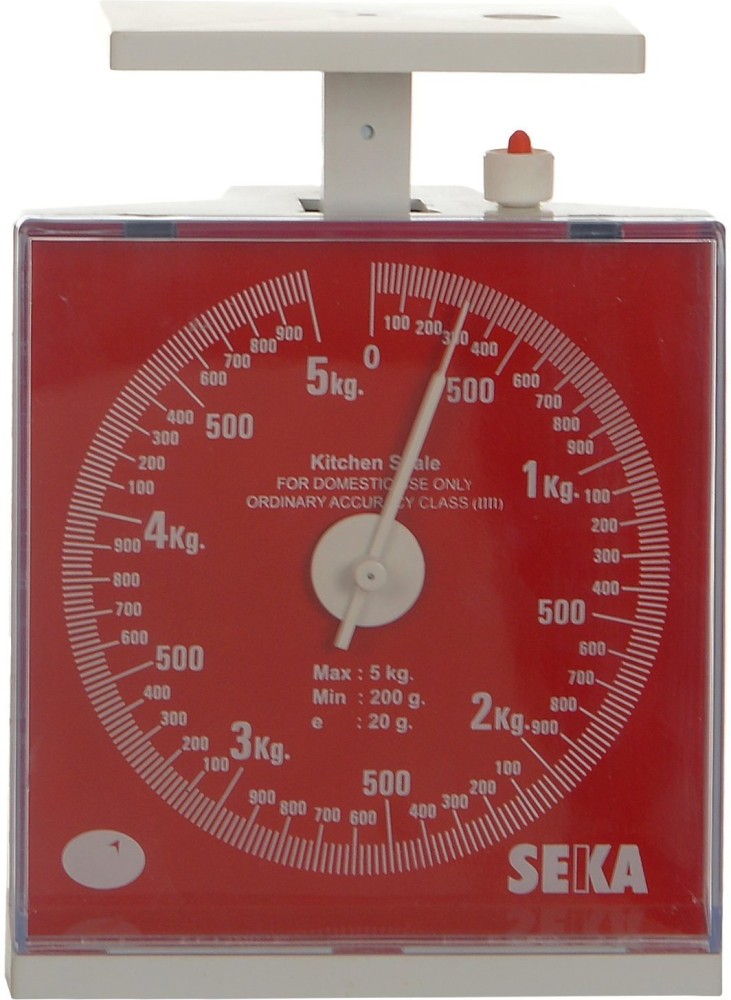 Analog Kitchen Weighing Scale - Red