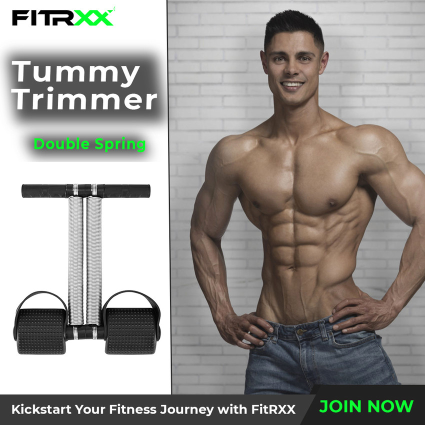 FITRXX Tummy Trimmer for Men Women Double Spring Exercise Equipment waist Machine Gym Ab Exerciser Buy FITRXX Tummy Trimmer for Men Women Double Spring Exercise Equipment waist Machine Gym Ab Exercise...