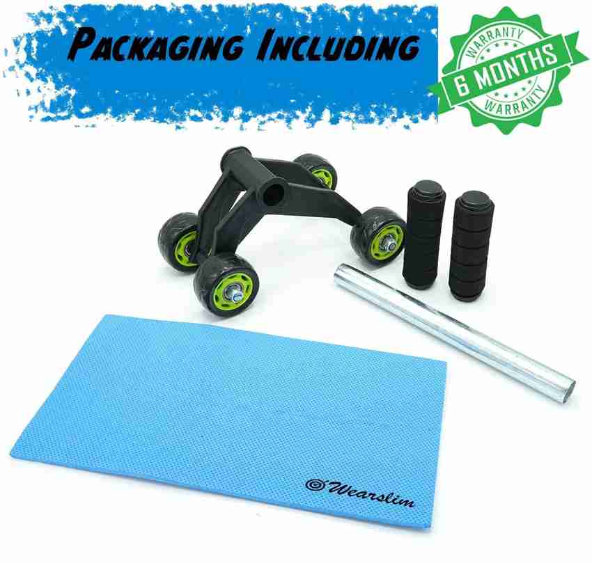 Wearslim Professional Abs Workout 4 Wheel Ab Roller Perfect Home Gym Equipment Ab Exerciser Buy Wearslim Professional Abs Workout 4 Wheel Ab Roller Perfect Home Gym Equipment Ab Exerciser Online at