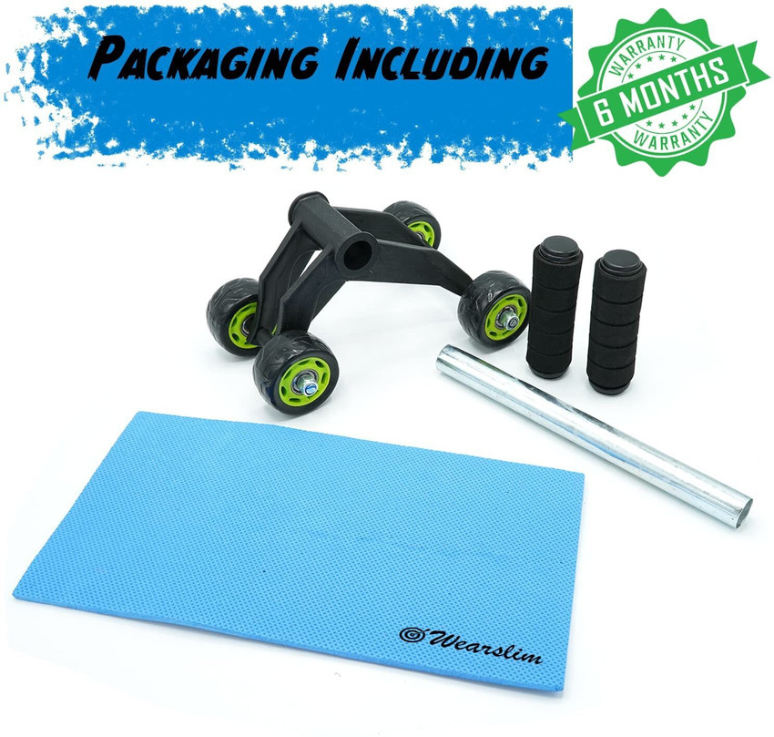 Wearslim Professional Abs Workout 4 Wheel Ab Roller Perfect Home Gym Equipment Ab Exerciser Buy Wearslim Professional Abs Workout 4 Wheel Ab Roller Perfect Home Gym Equipment Ab Exerciser Online at