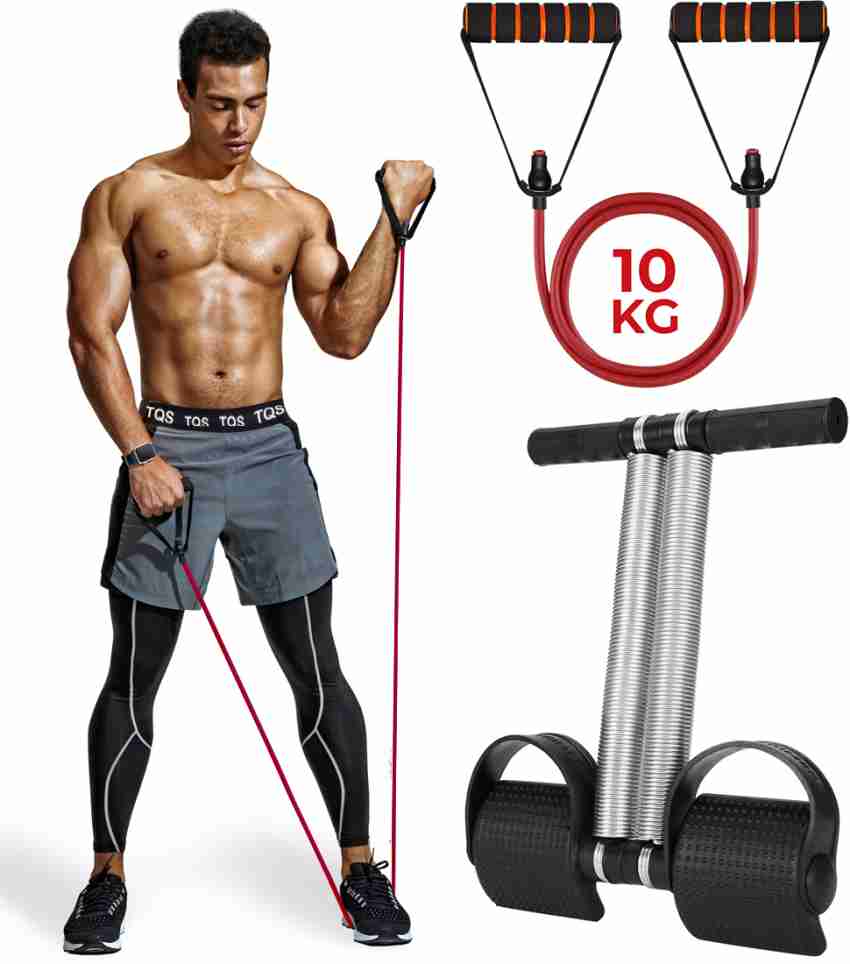 Buy TQS Tummy Trimmer with Exercise Resistance Toning Stretchable Tube Full  Body Workout Gym Fitness Kit Online at Best Prices in India - JioMart.