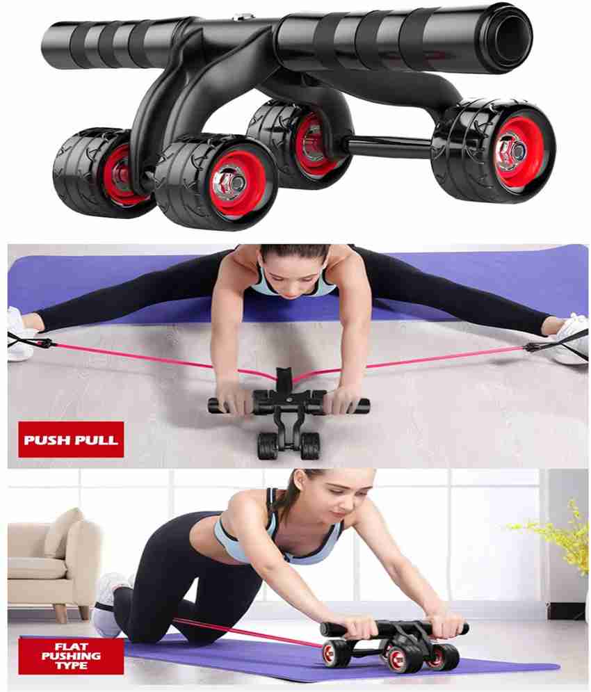 4 wheel abdominal roller deals
