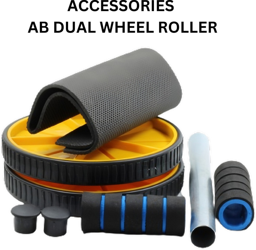 PTOSS Ab Dual Wheel Roller for Flat Belly Solid Core to tone up abs core stomach Ab Exerciser Buy PTOSS Ab Dual Wheel Roller for Flat Belly Solid Core